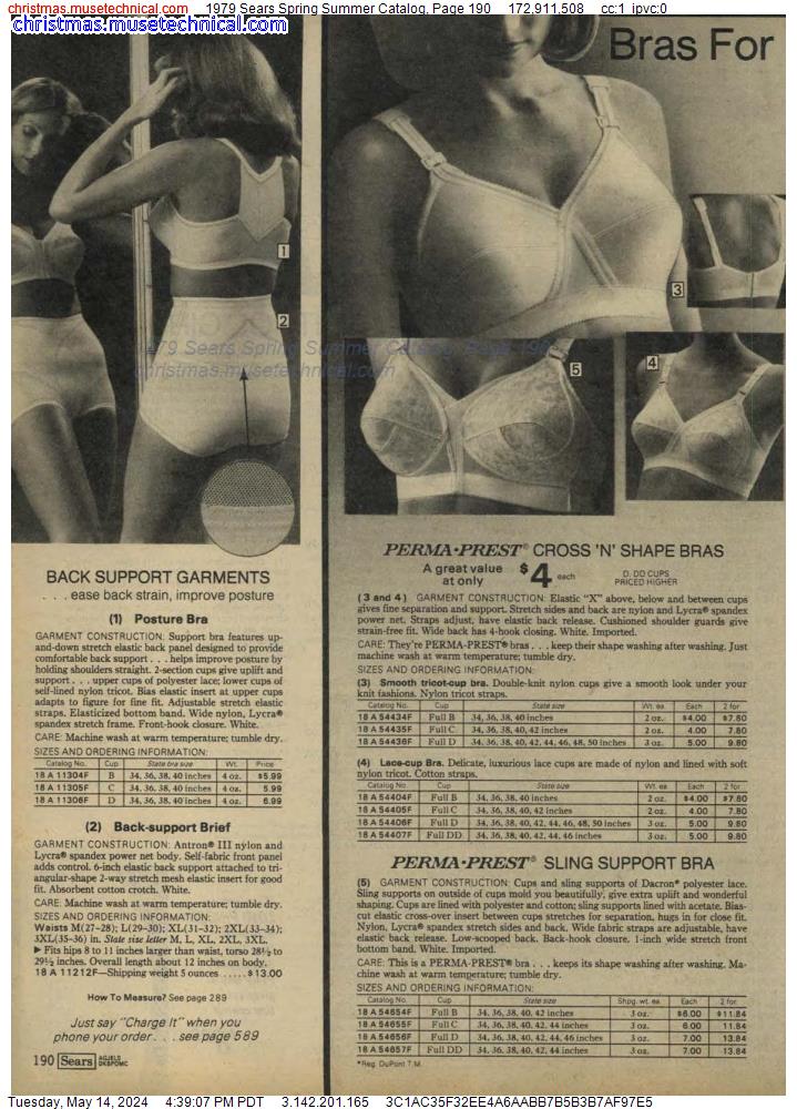 1979 Sears Spring Summer Catalog, Page 190