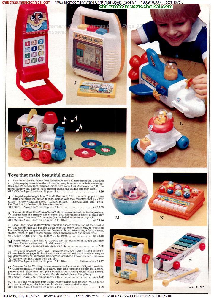 1983 Montgomery Ward Christmas Book, Page 97