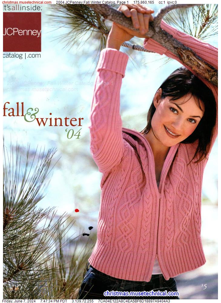 2004 JCPenney Fall Winter Catalog, Page 1