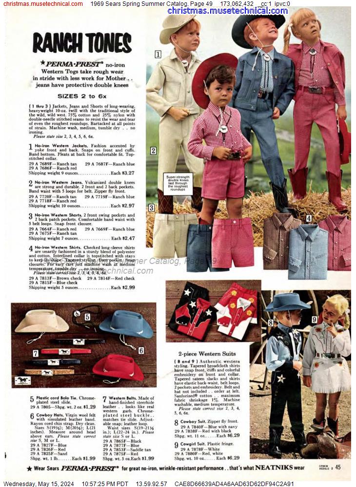 1969 Sears Spring Summer Catalog, Page 49