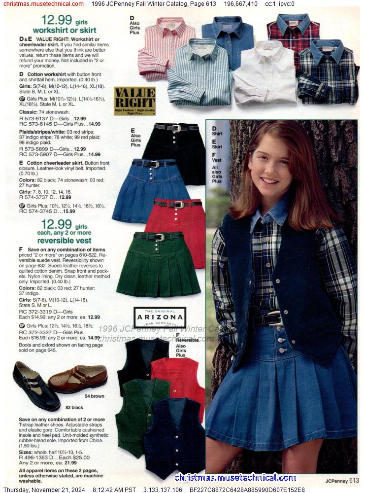 1996 JCPenney Fall Winter Catalog, Page 613