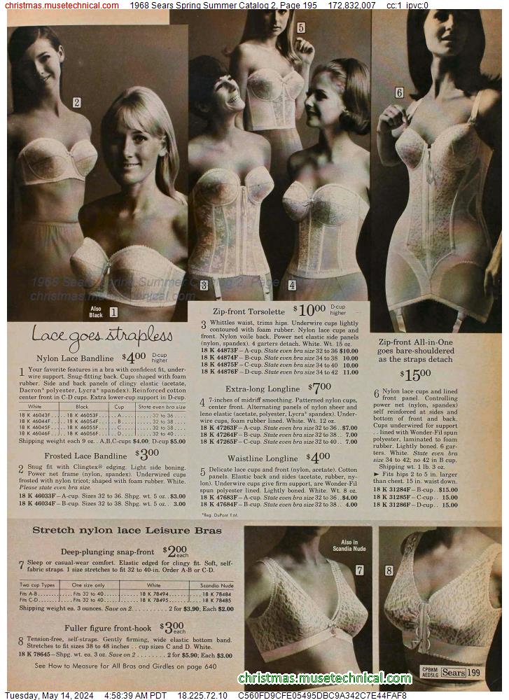 1968 Sears Spring Summer Catalog 2, Page 195