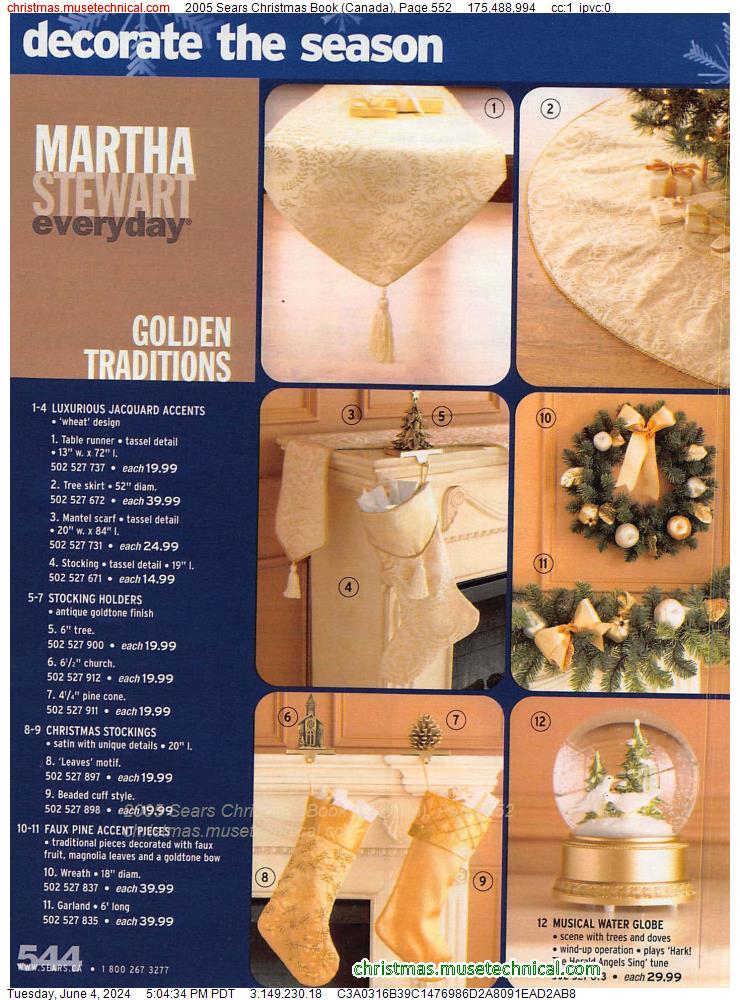 2005 Sears Christmas Book (Canada), Page 552