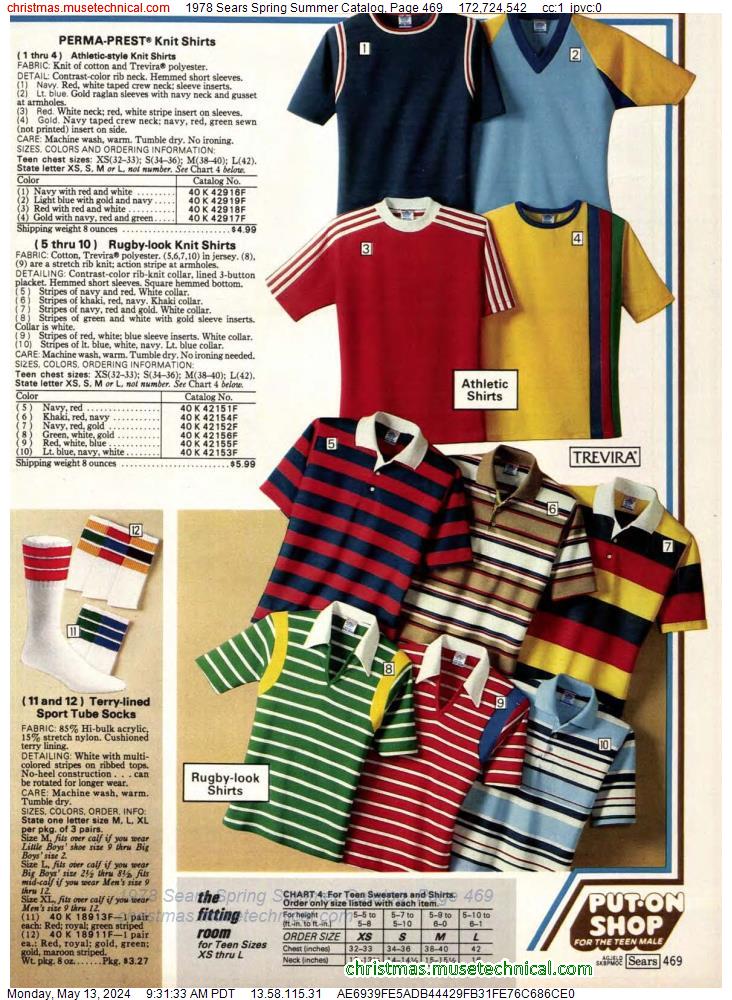 1978 Sears Spring Summer Catalog, Page 469