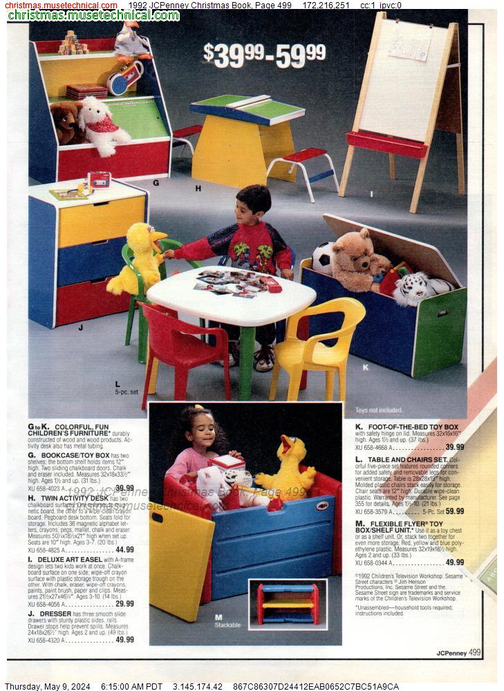 1992 JCPenney Christmas Book, Page 499
