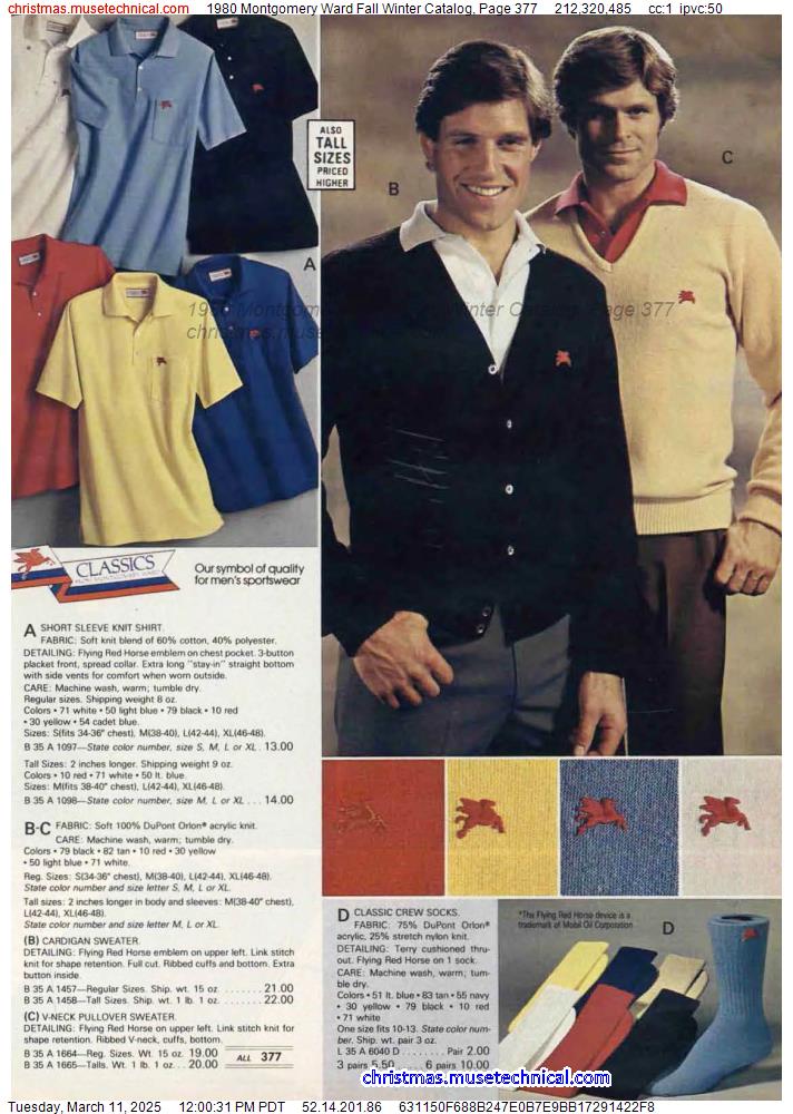 1980 Montgomery Ward Fall Winter Catalog, Page 377