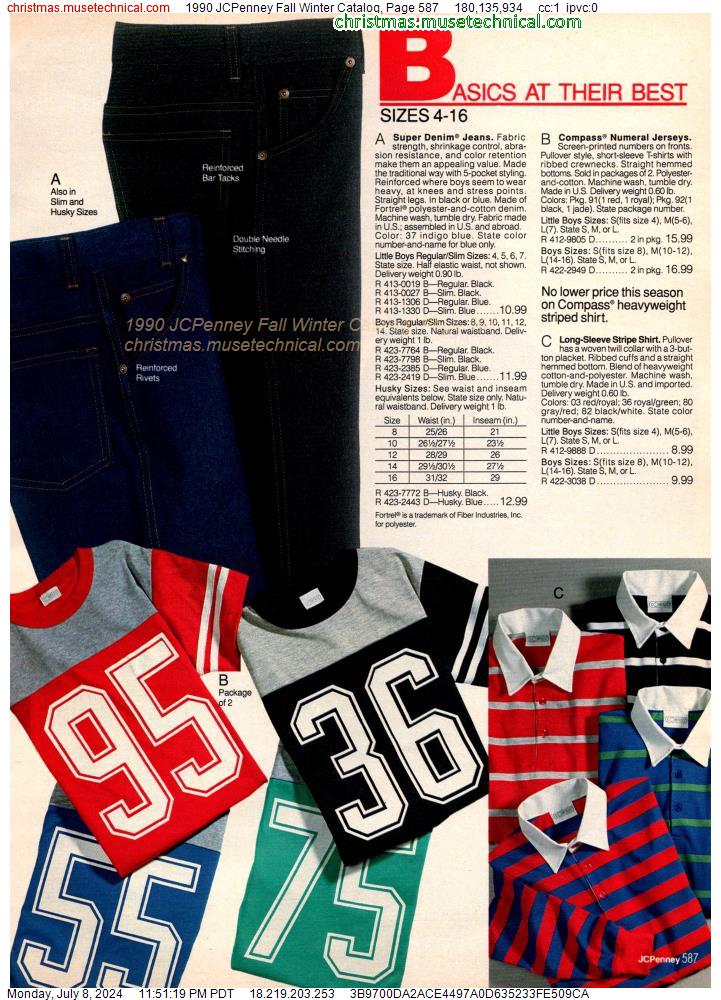 1990 JCPenney Fall Winter Catalog, Page 587