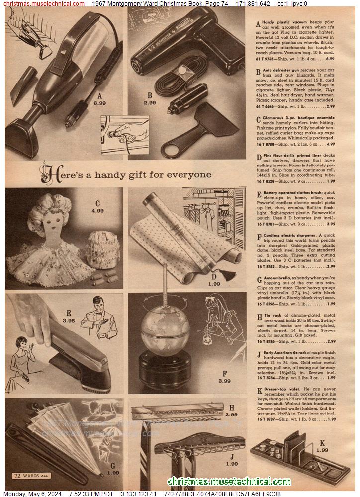 1967 Montgomery Ward Christmas Book, Page 74