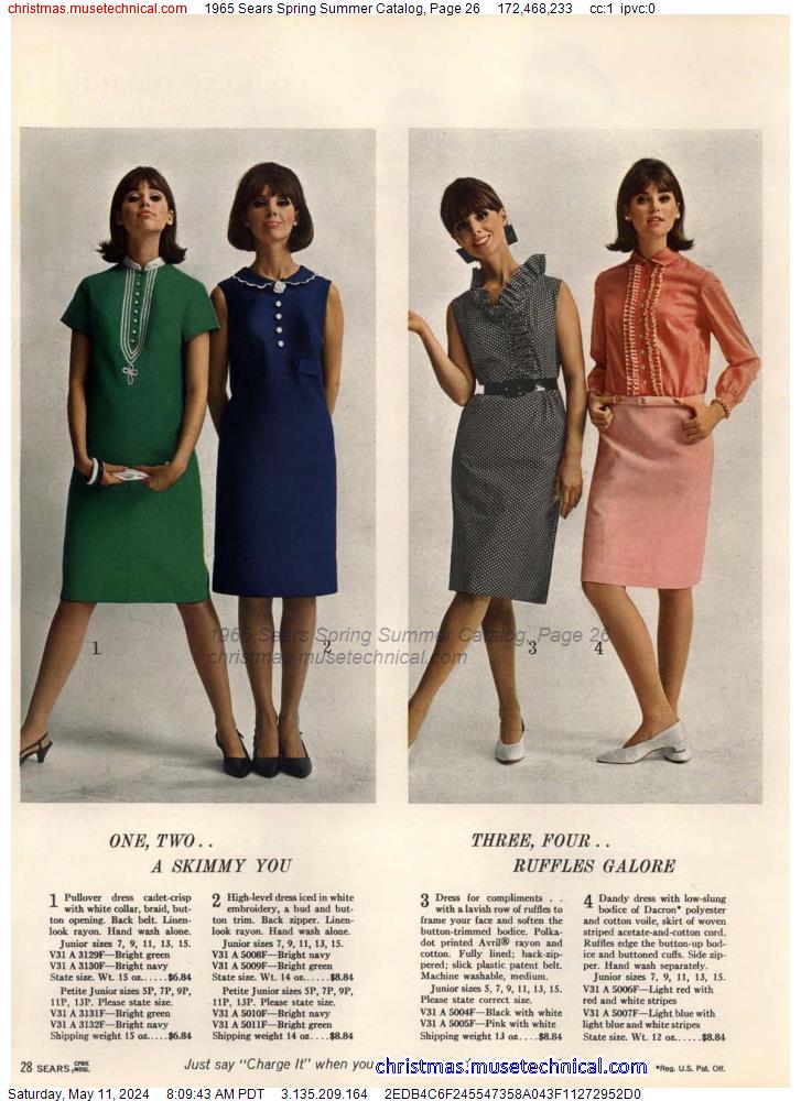 1965 Sears Spring Summer Catalog, Page 26