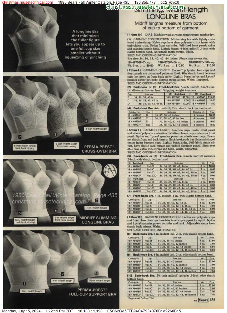 1980 Sears Fall Winter Catalog, Page 435