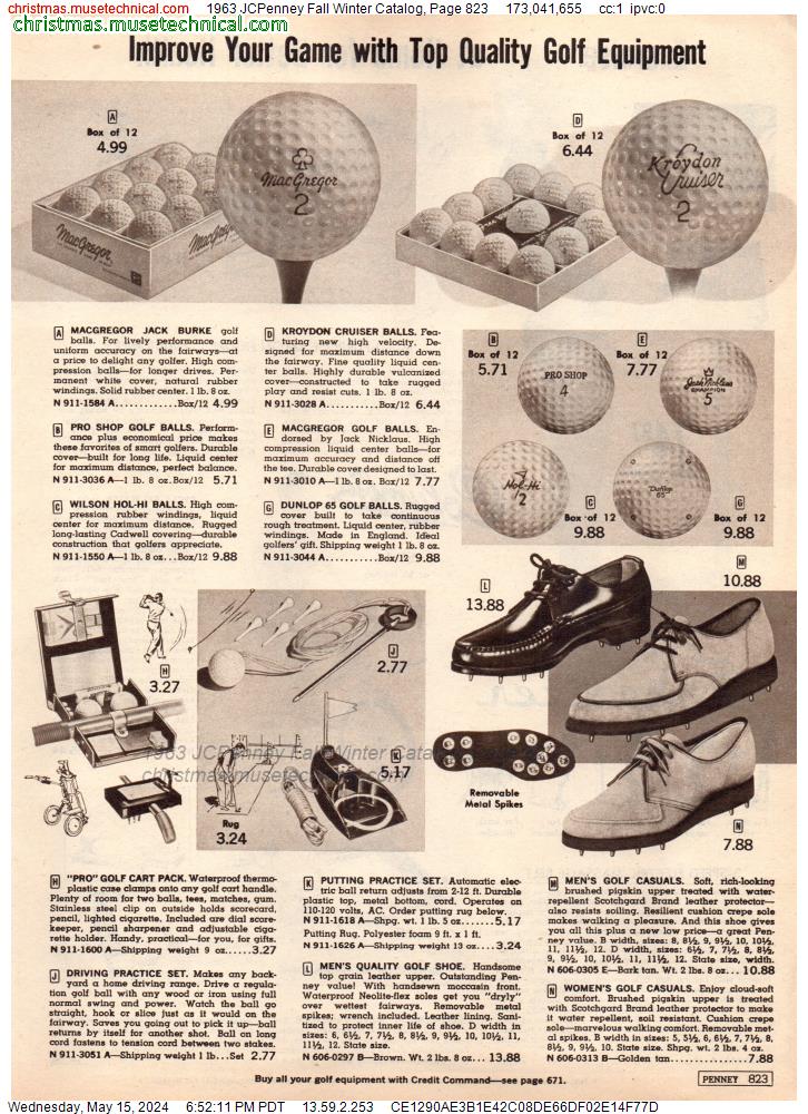 1963 JCPenney Fall Winter Catalog, Page 823