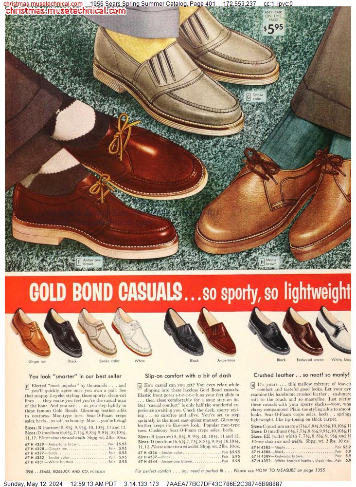 1956 Sears Spring Summer Catalog, Page 401