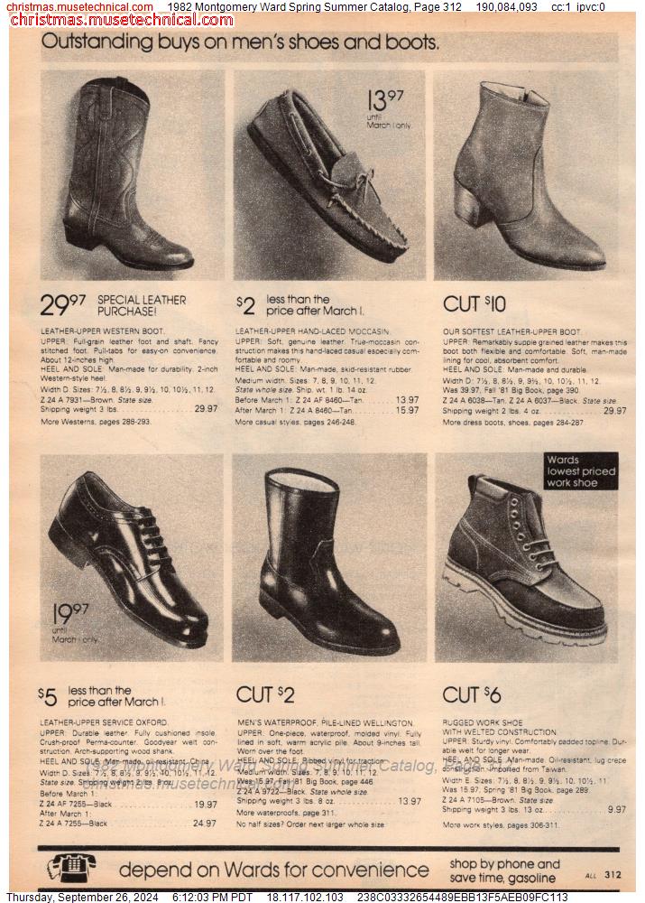 1982 Montgomery Ward Spring Summer Catalog, Page 312