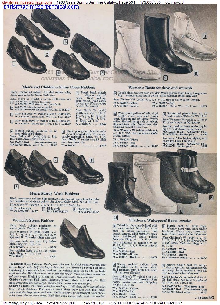 1963 Sears Spring Summer Catalog, Page 531