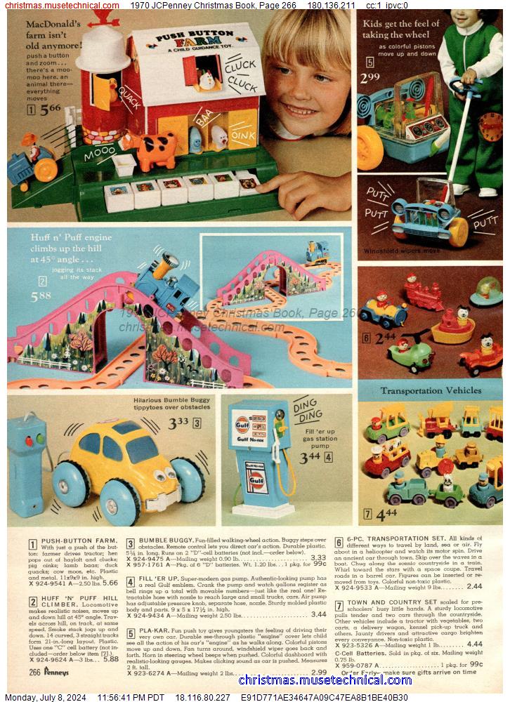 1970 JCPenney Christmas Book, Page 266