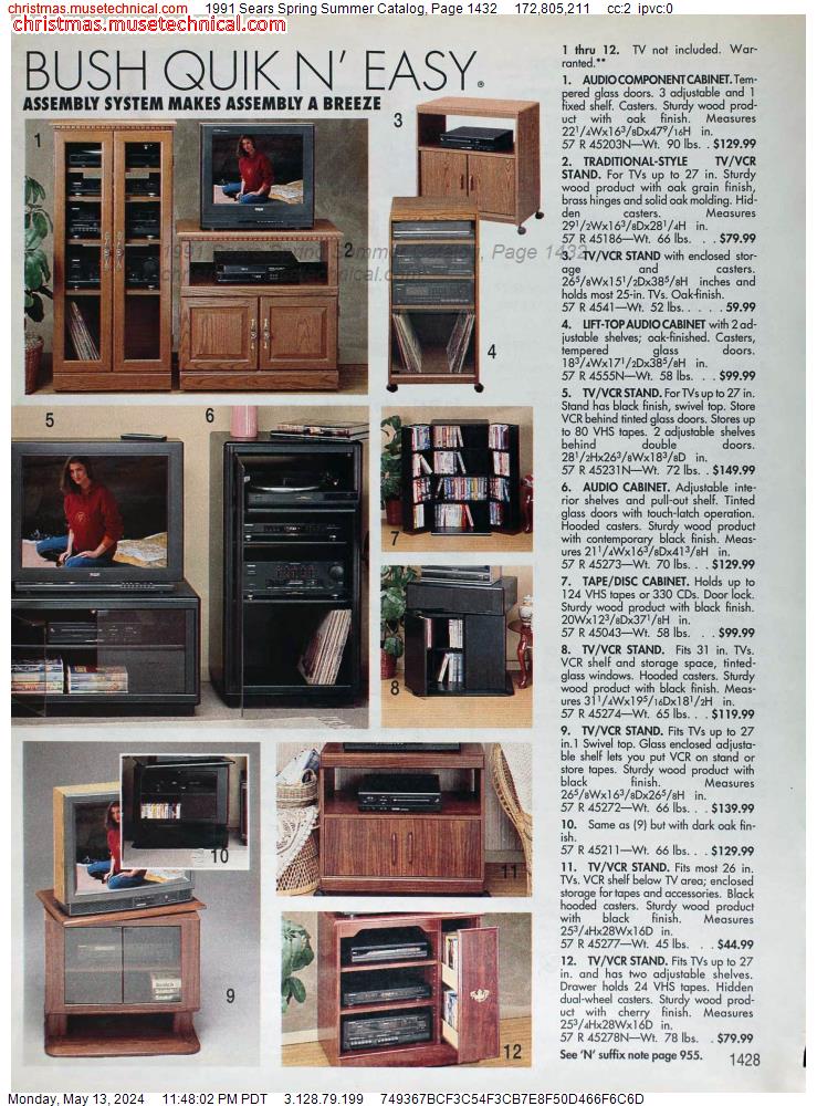 1991 Sears Spring Summer Catalog, Page 1432