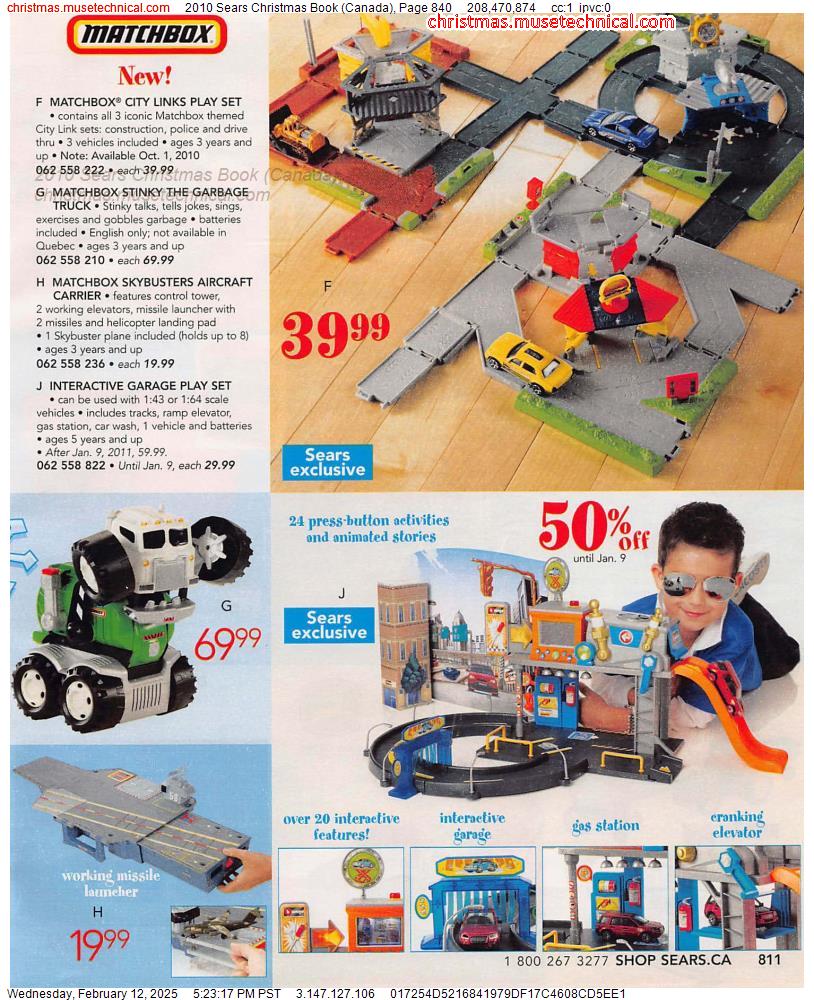 2010 Sears Christmas Book (Canada), Page 840