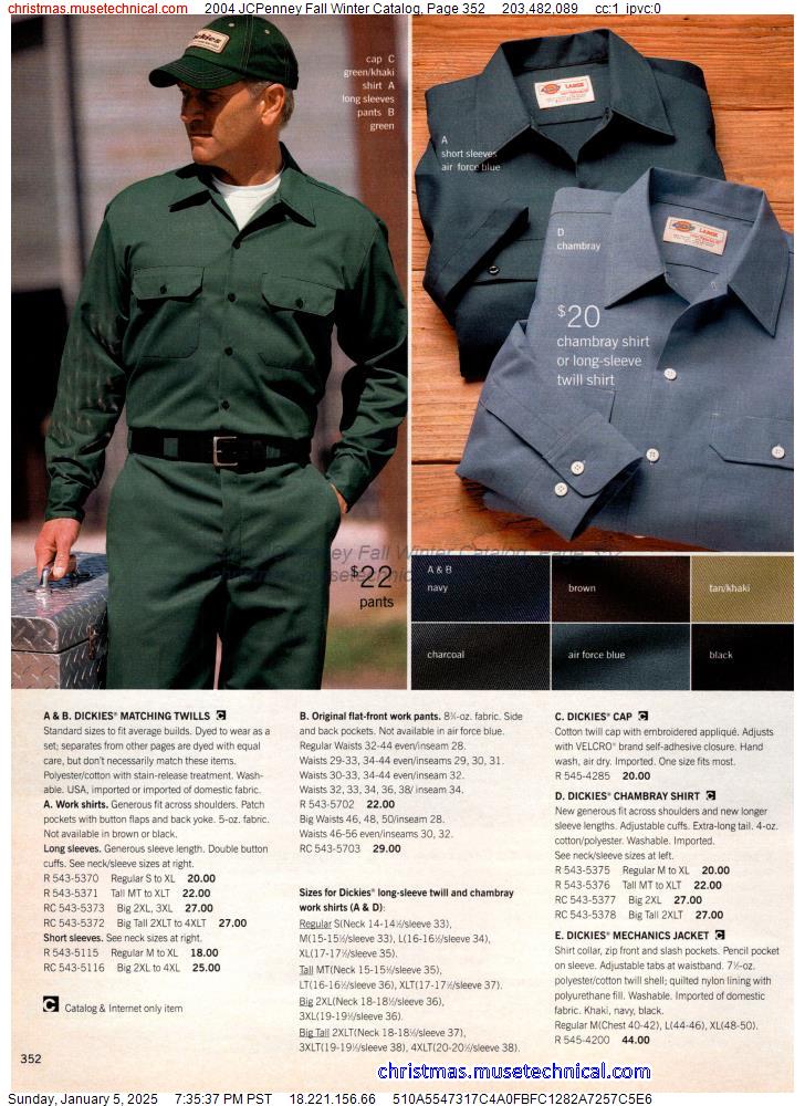 2004 JCPenney Fall Winter Catalog, Page 352