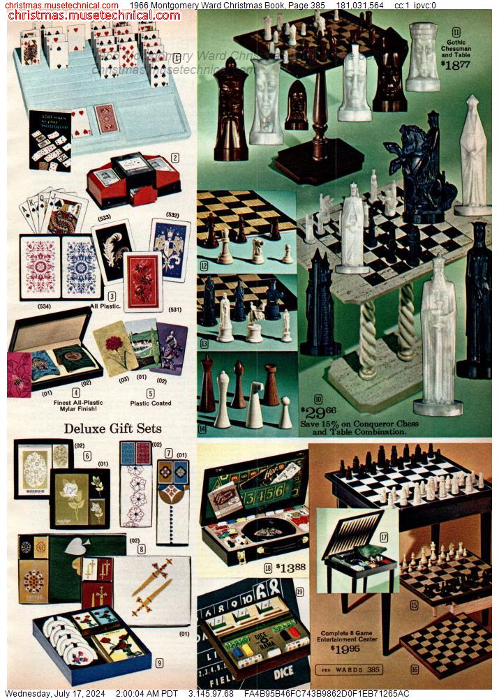 1966 Montgomery Ward Christmas Book, Page 385