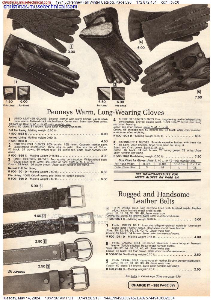 1971 JCPenney Fall Winter Catalog, Page 596