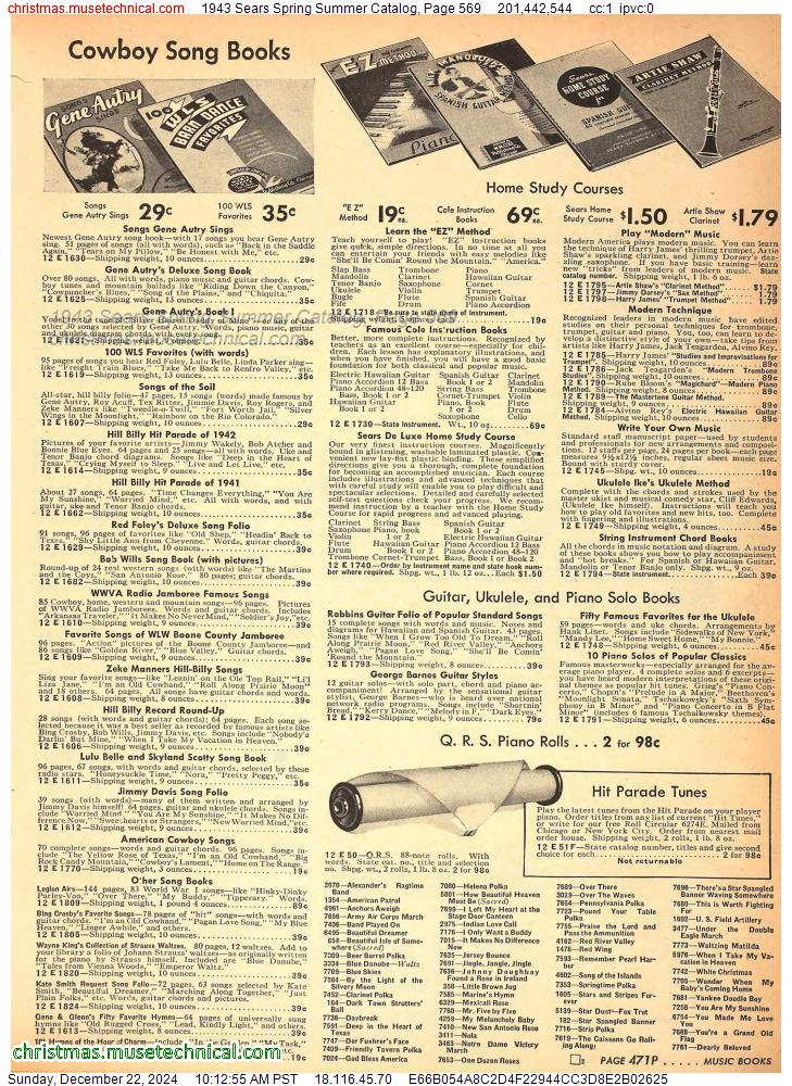 1943 Sears Spring Summer Catalog, Page 569