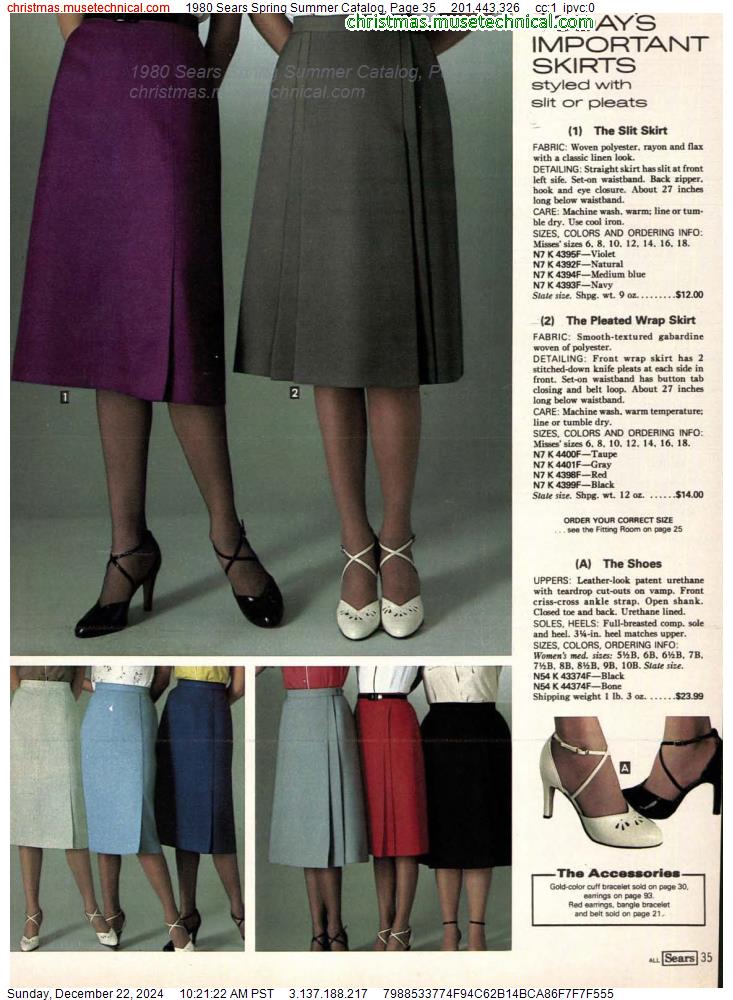 1980 Sears Spring Summer Catalog, Page 35