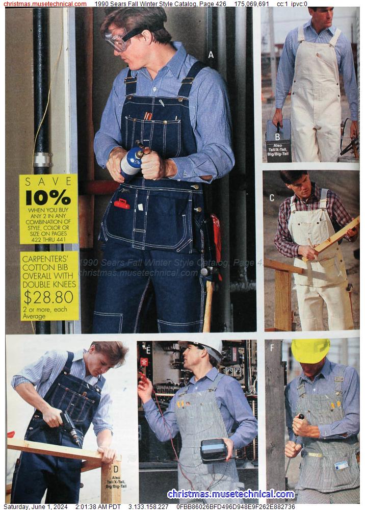 1990 Sears Fall Winter Style Catalog, Page 426