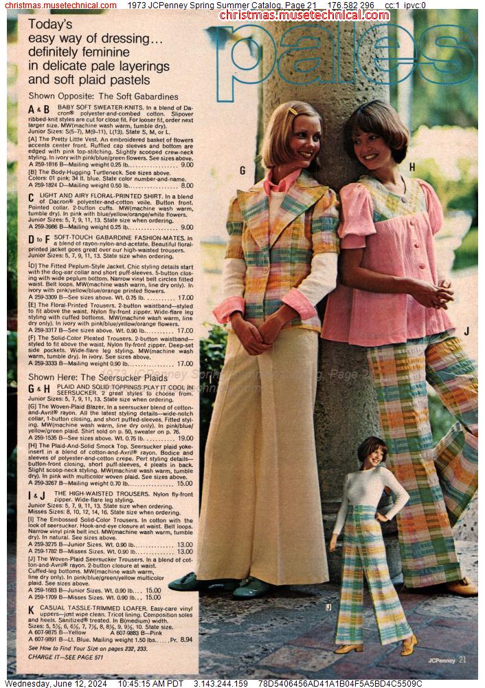 1973 JCPenney Spring Summer Catalog, Page 21