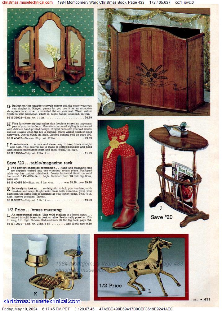 1984 Montgomery Ward Christmas Book, Page 433