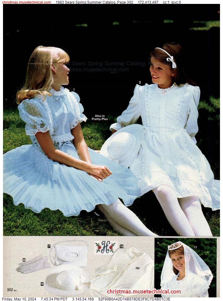 1983 Sears Spring Summer Catalog, Page 302