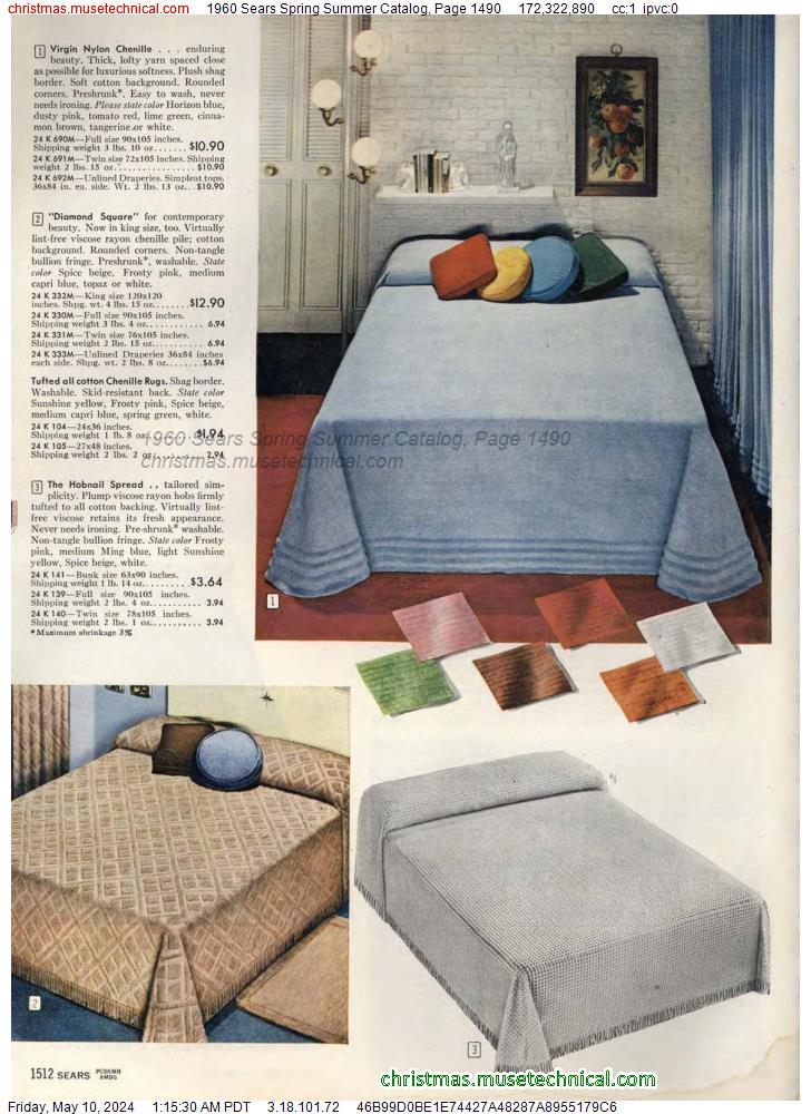 1960 Sears Spring Summer Catalog, Page 1490