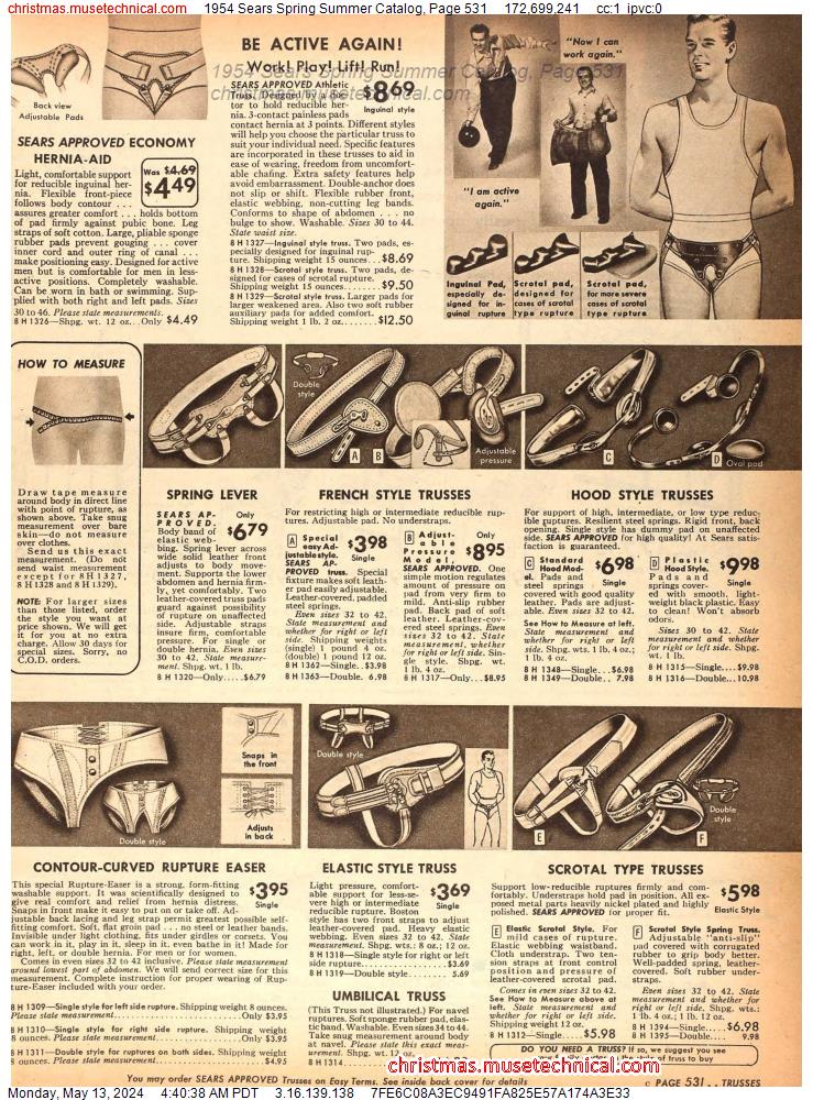 1954 Sears Spring Summer Catalog, Page 531