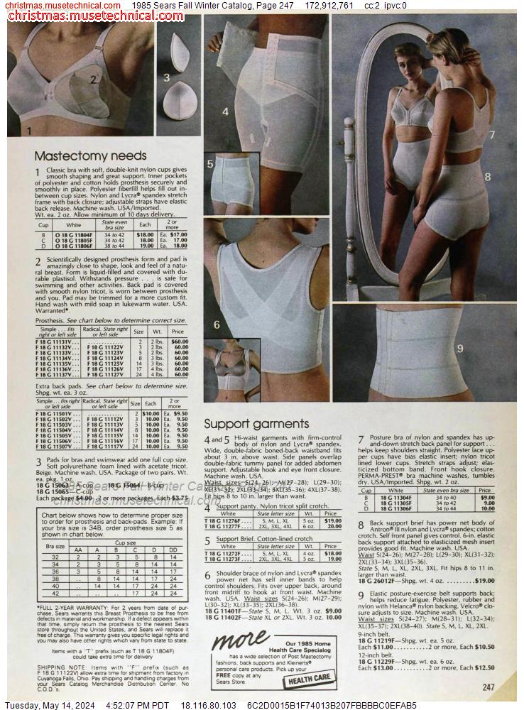 1985 Sears Fall Winter Catalog, Page 247