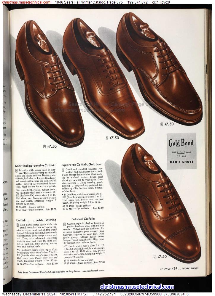 1946 Sears Fall Winter Catalog, Page 375