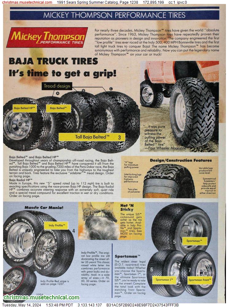 1991 Sears Spring Summer Catalog, Page 1238