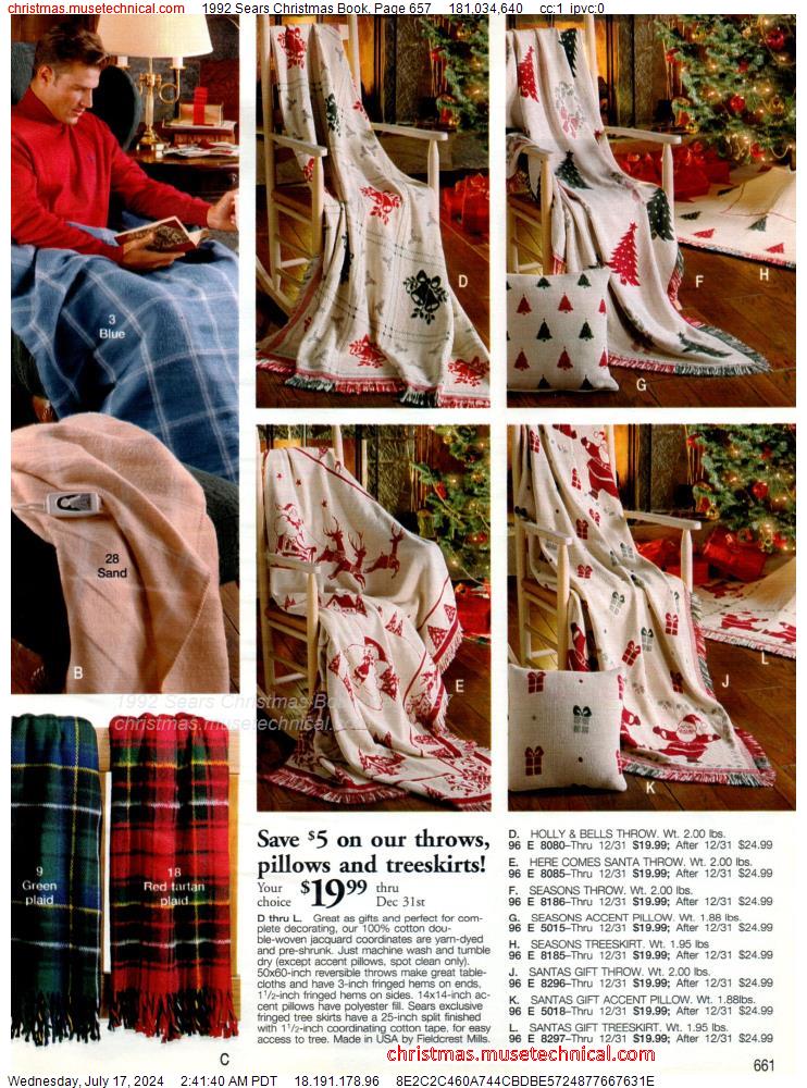 1992 Sears Christmas Book, Page 657