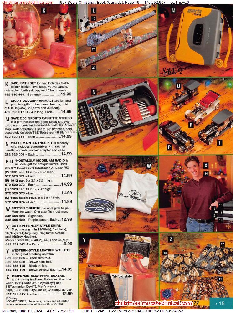 1997 Sears Christmas Book (Canada), Page 19
