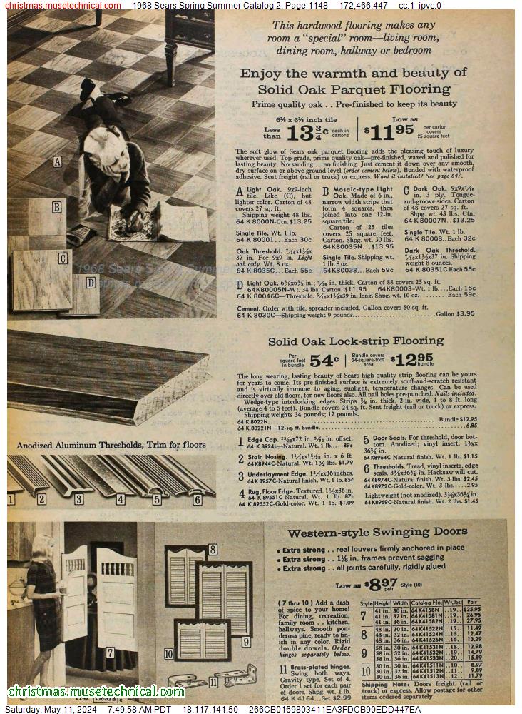 1968 Sears Spring Summer Catalog 2, Page 1148