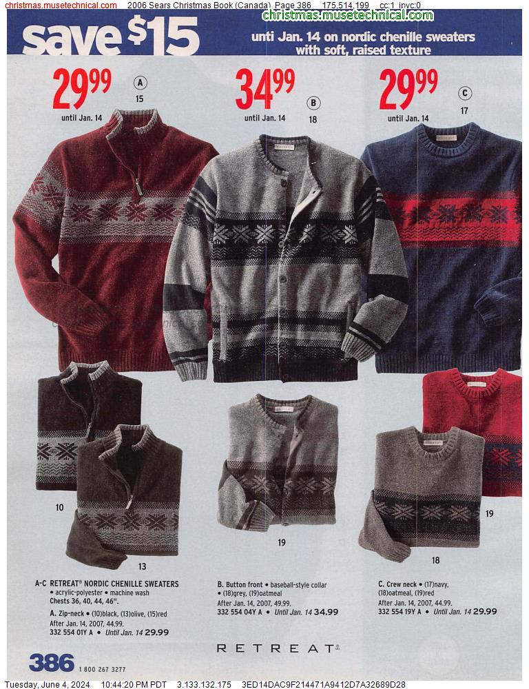 2006 Sears Christmas Book (Canada), Page 386