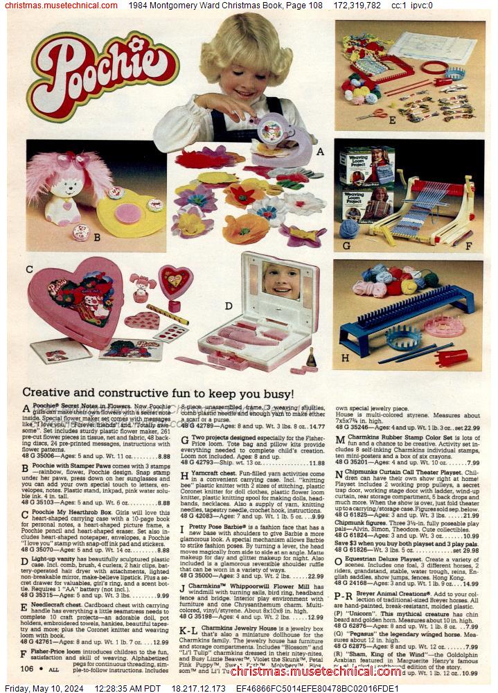 1984 Montgomery Ward Christmas Book, Page 108