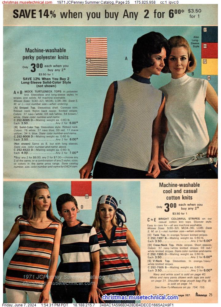 1971 JCPenney Summer Catalog, Page 25