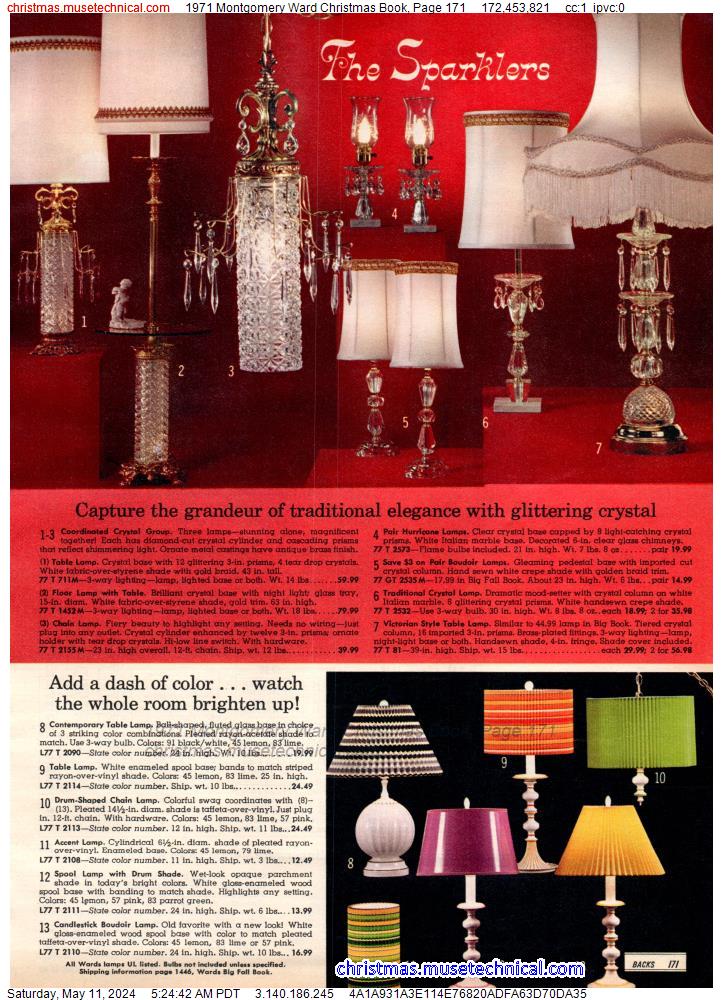 1971 Montgomery Ward Christmas Book, Page 171