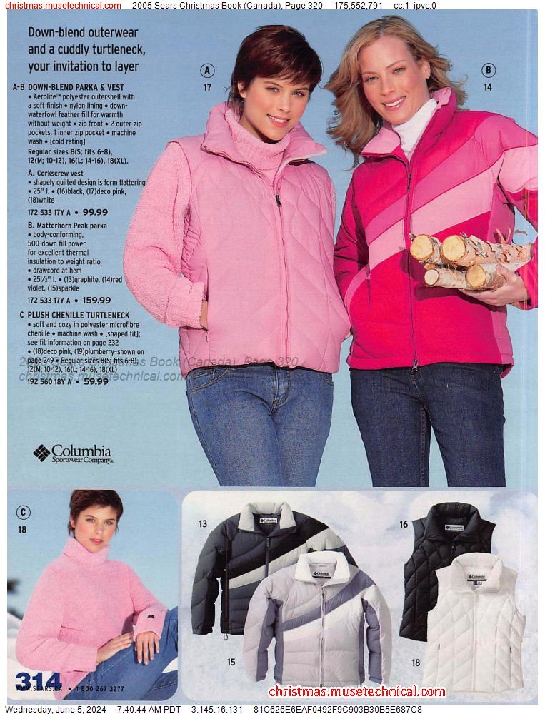 2005 Sears Christmas Book (Canada), Page 320