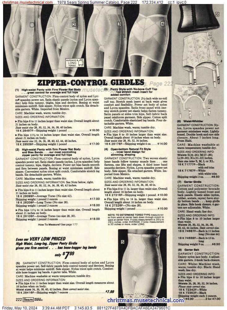 1978 Sears Spring Summer Catalog, Page 222