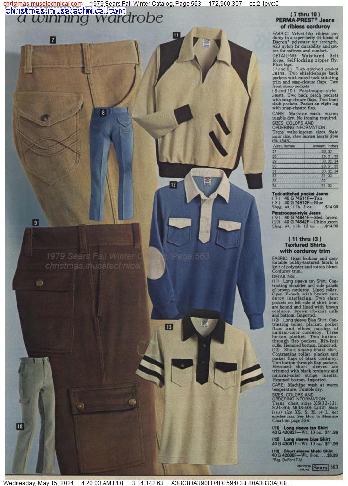 1979 Sears Fall Winter Catalog, Page 563