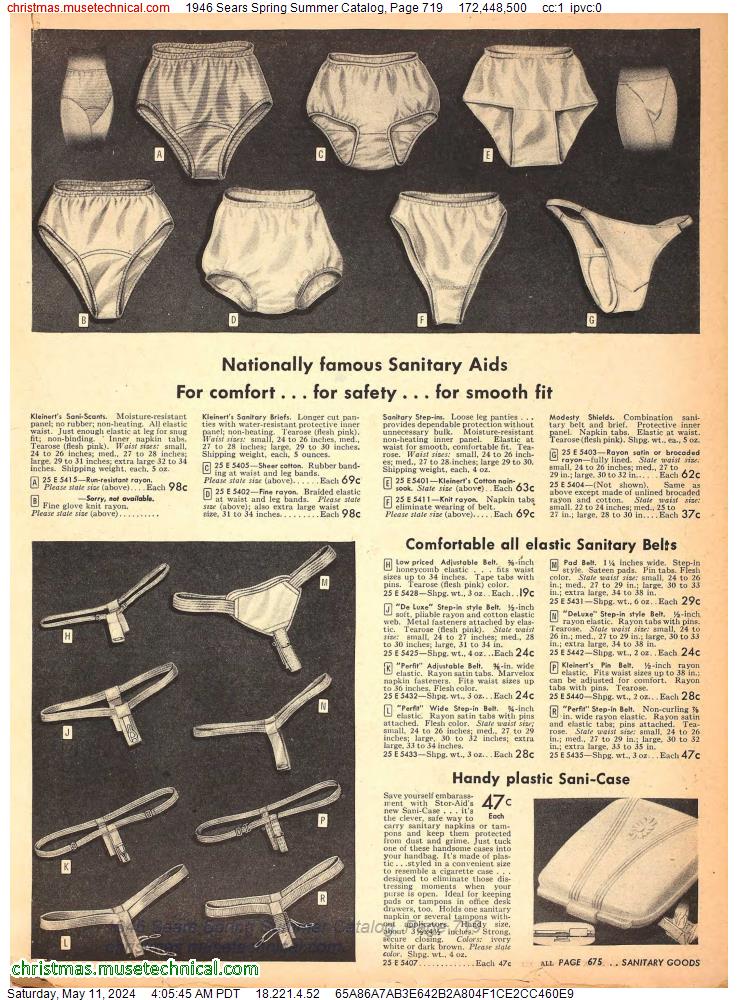 1946 Sears Spring Summer Catalog, Page 719