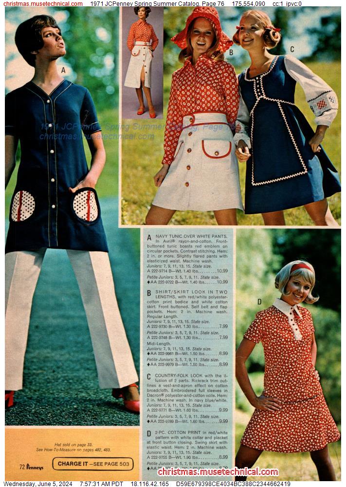 1971 JCPenney Spring Summer Catalog, Page 76