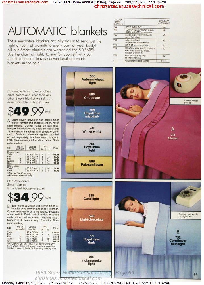 1989 Sears Home Annual Catalog, Page 99