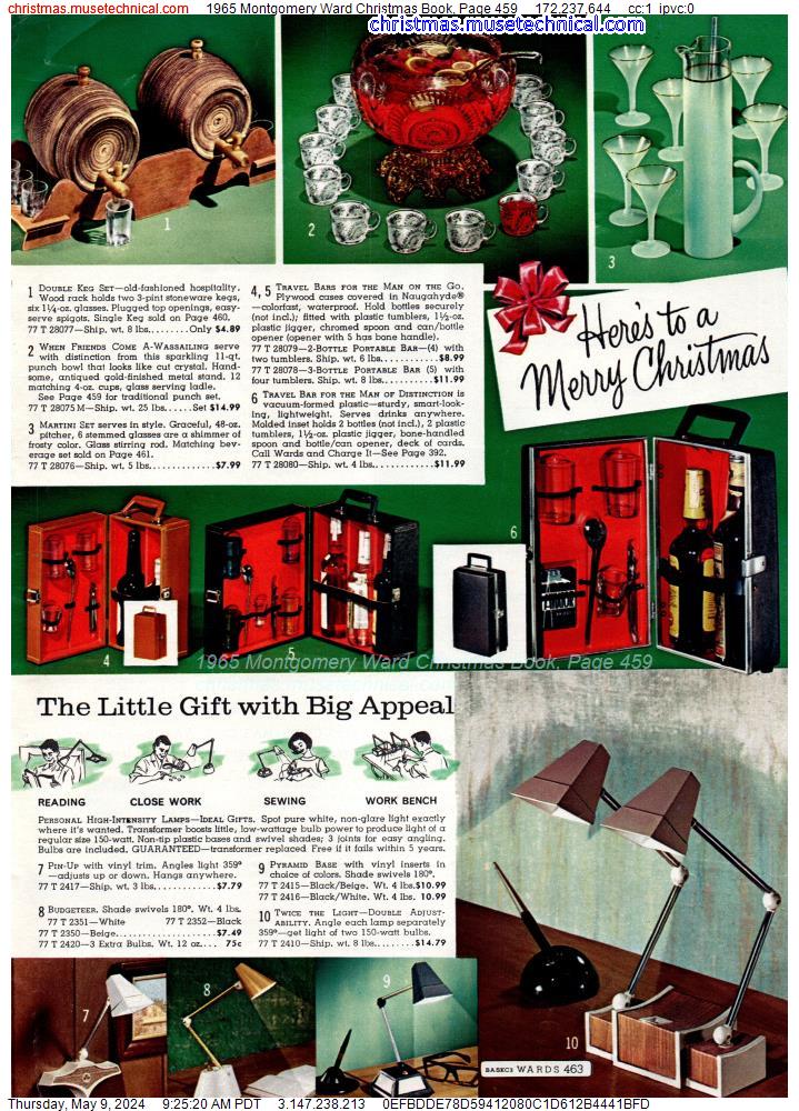 1965 Montgomery Ward Christmas Book, Page 459