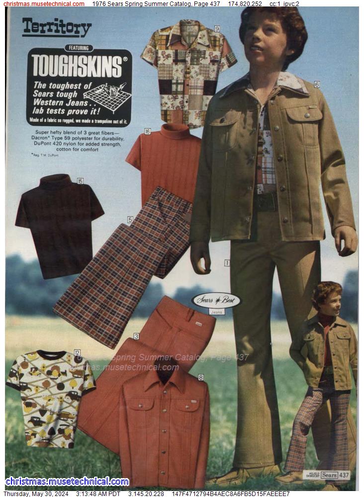 1976 Sears Spring Summer Catalog, Page 437